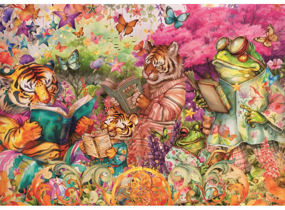 RAVENSBURGER Puzzle Knižný klub 1000 dielikov
