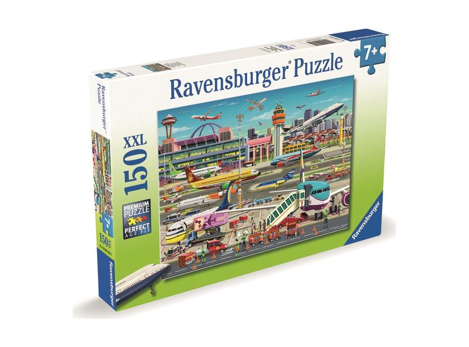 RAVENSBURGER Puzzle Letiskový ruch XXL 150 dielikov