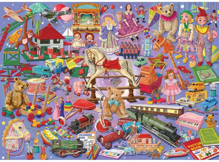 GIBSONS Puzzle Obľúbené hračky 1000 dielikov