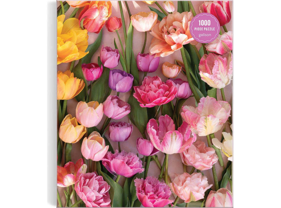 GALISON Puzzle Pominuteľné tulipány 1000 dielikov