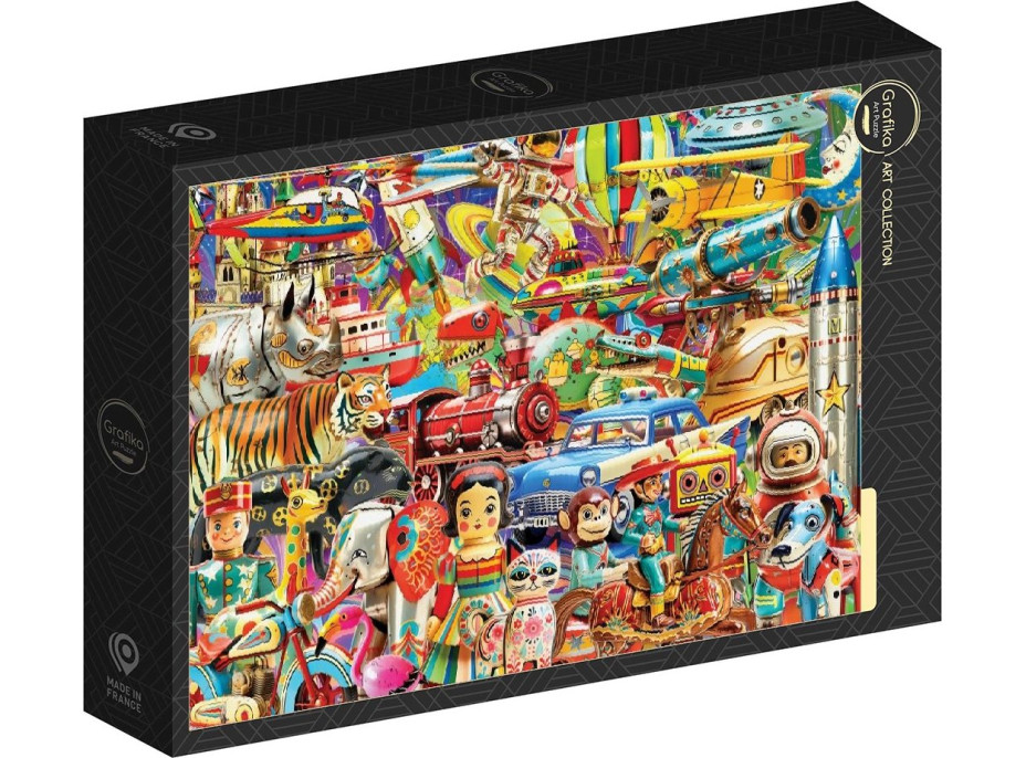 GRAFIKA Puzzle Retro hračky 1000 dielikov