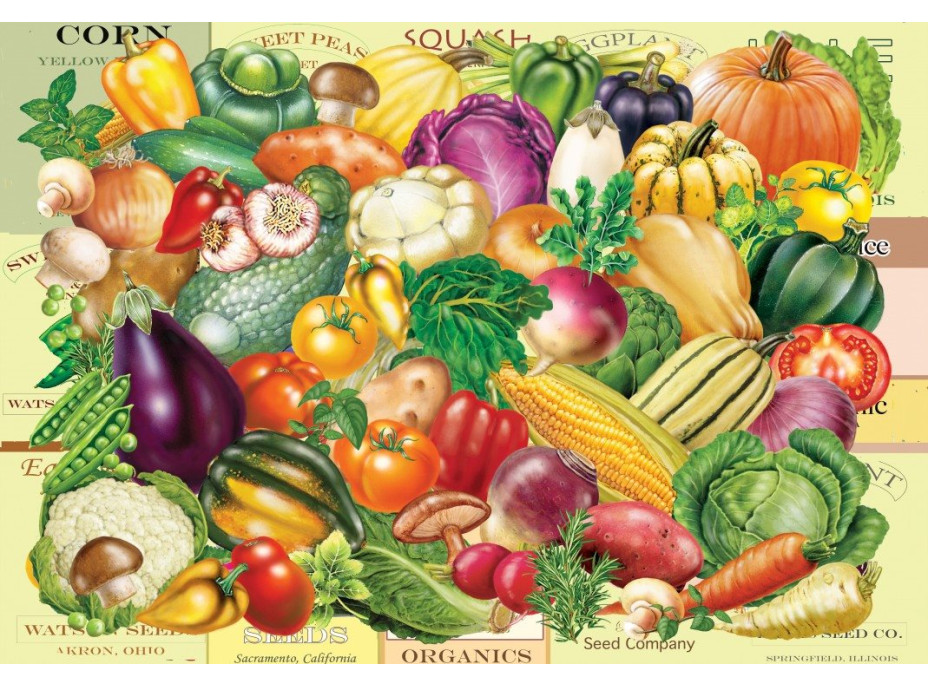 GRAFIKA Puzzle Záhradníkov poklad 1000 dielikov