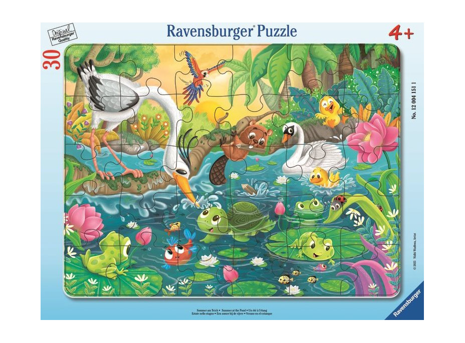 RAVENSBURGER Puzzle Letné radovánky pri vode 30 dielikov