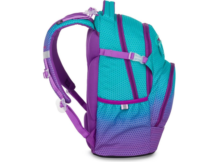 OXYBAG Školský batoh OXY Ombre Blue-Pink