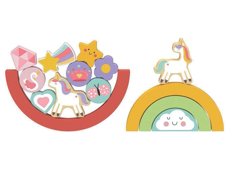 2Kids Toys Balančné puzzle Unicorn 2 v 1