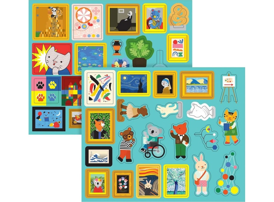 Petit Collage Magnetické divadlo moje múzeum