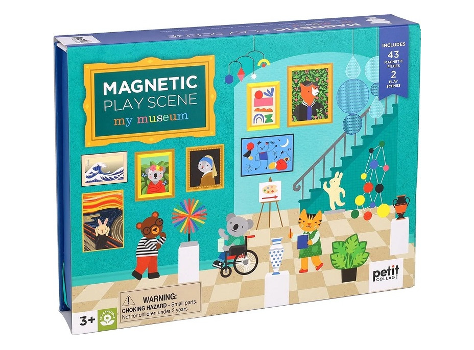 Petit Collage Magnetické divadlo moje múzeum