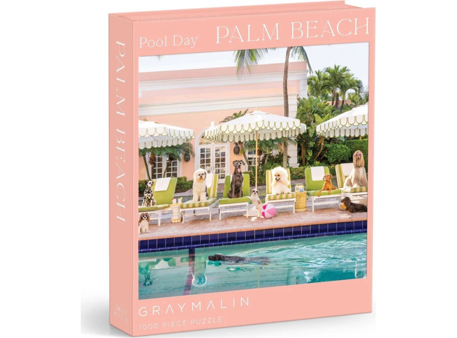 Galison Puzzle Psy v Palm Beach Gray Malin 1000 dielikov