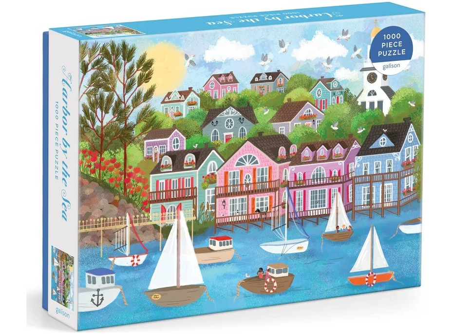 Galison Puzzle Prístav pri mori Joy Laforme 1000 dielikov
