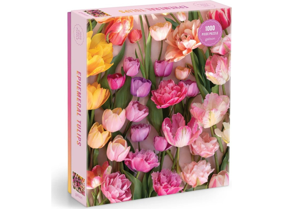 Galison Puzzle Pominuteľné tulipány 1000 dielikov