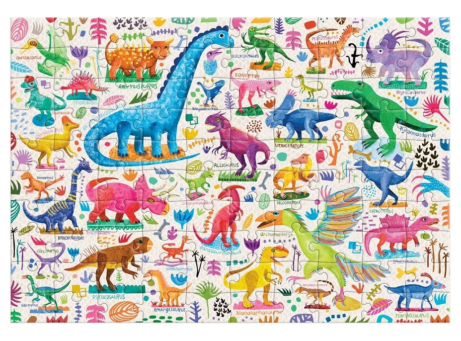 Mudpuppy Puzzle Mocní dinosaury 100 dielikov