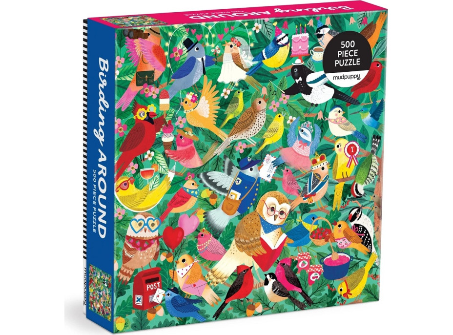 Mudpuppy Puzzle Vtáčí svet 500 dielikov