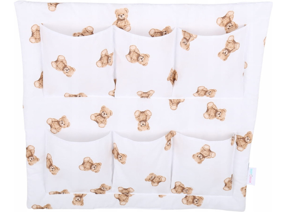 Vreckár (organizér) na detskú postieľku BABYMAM PREMIUM - Medvedík Teddy