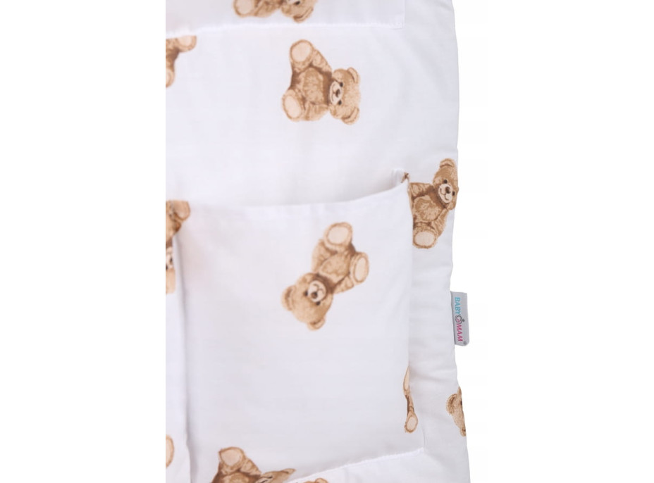Vreckár (organizér) na detskú postieľku BABYMAM PREMIUM - Medvedík Teddy