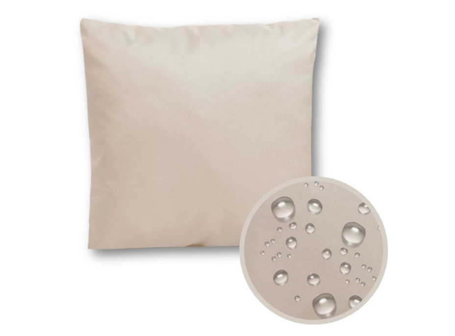 Vodeodolný sedací MAXI vankúš 100x15 cm do závesného kresla - cappuccino