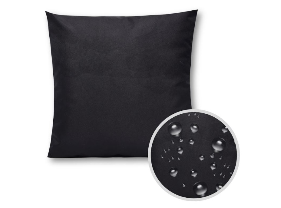 Vodeodolný sedací MAXI vankúš 100x15 cm do závesného kresla - čierny