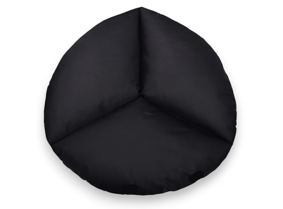 Vodeodolný sedací MAXI vankúš 100x15 cm do závesného kresla - čierny