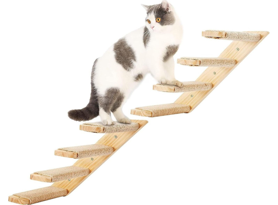 Nástenné schodíky pre mačky