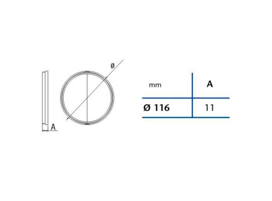 Cata Spätná klapka 120mm 01920600