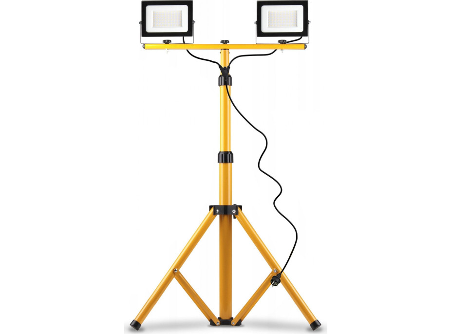 Halogénové LED stavebné svietidlo na stojane 2x20W RSL001-20N