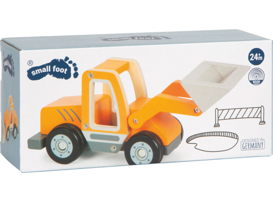 small foot Drevený nakladač s lopatou