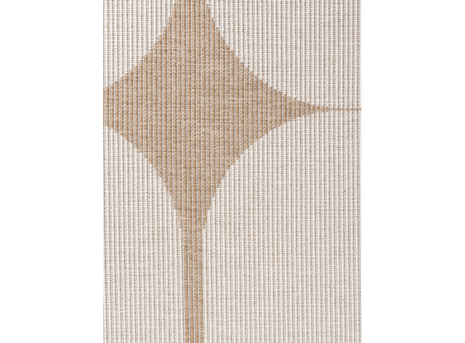 Kusový koberec Duet Bowen Beige/White kruh - na von aj na doma