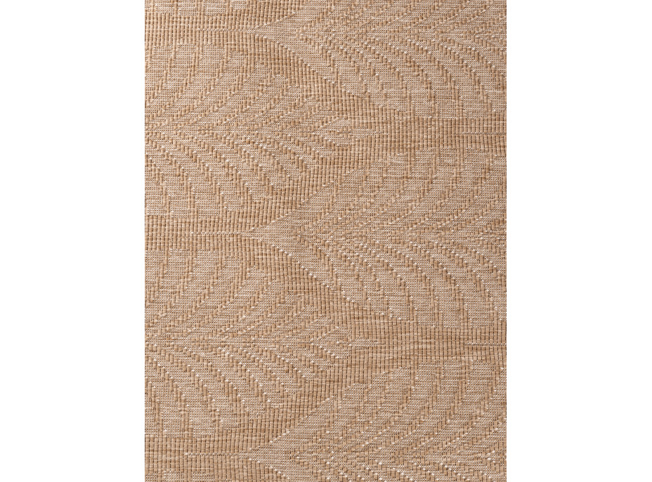 Kusový koberec Duet Liora Beige/White kruh - na von aj na doma
