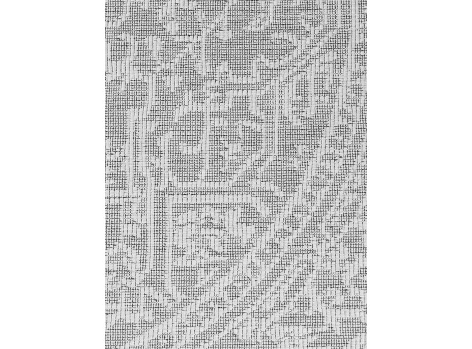 Kusový koberec Duet Kona White/Gray kruh - na von aj na doma