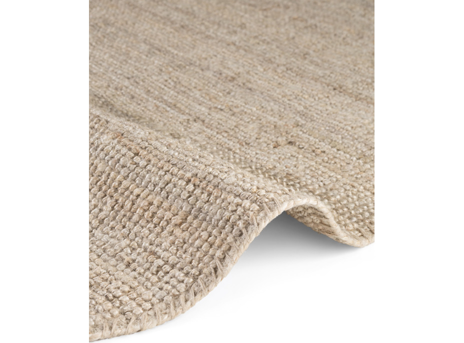 Kusový koberec Jaipur Ivory/White kruh