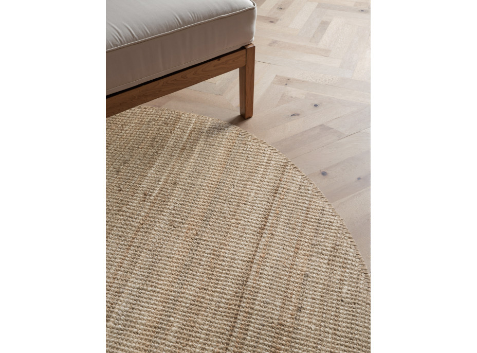 Kusový koberec Jaipur Grey/Brown kruh