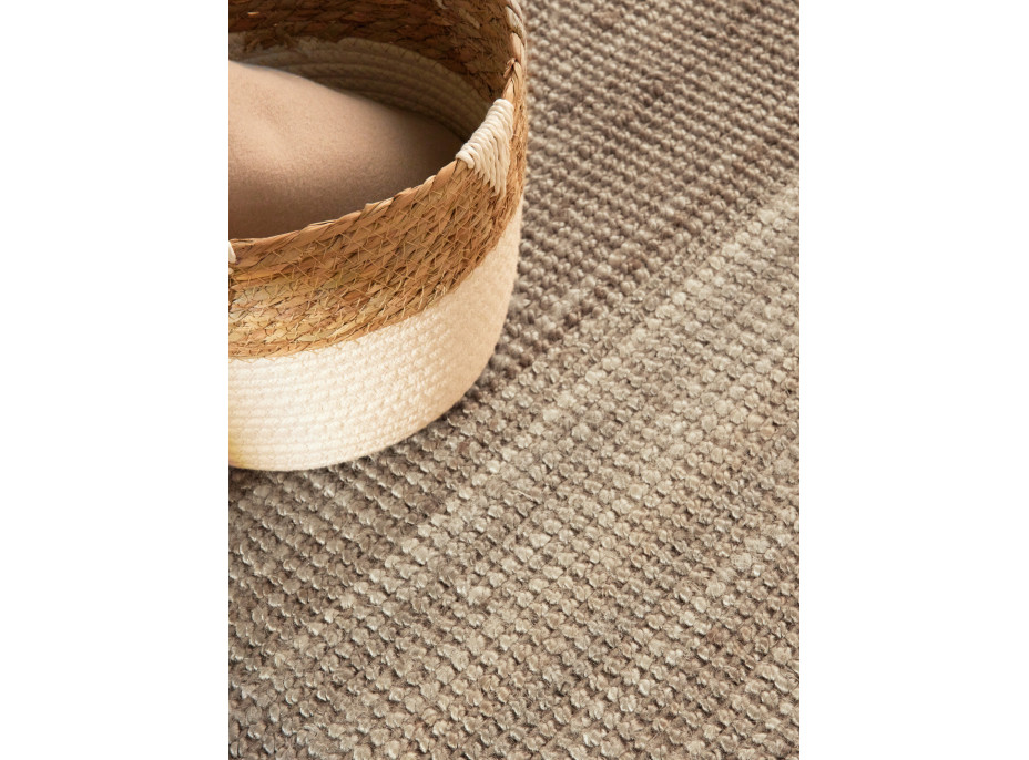 Kusový koberec Jaipur Grey/Brown kruh