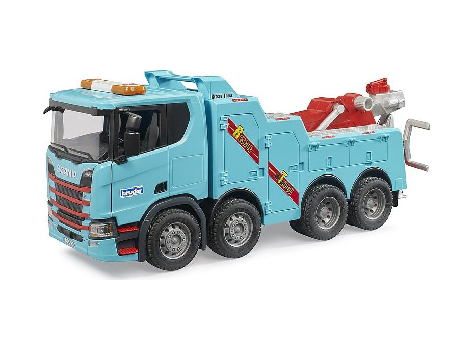 Bruder Scania Super 560R Vyslobodzovacie a odťahové vozidlo so zvukom a svetlom