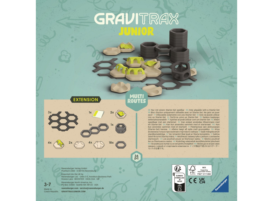 RAVENSBURGER GraviTrax Junior Križovatky