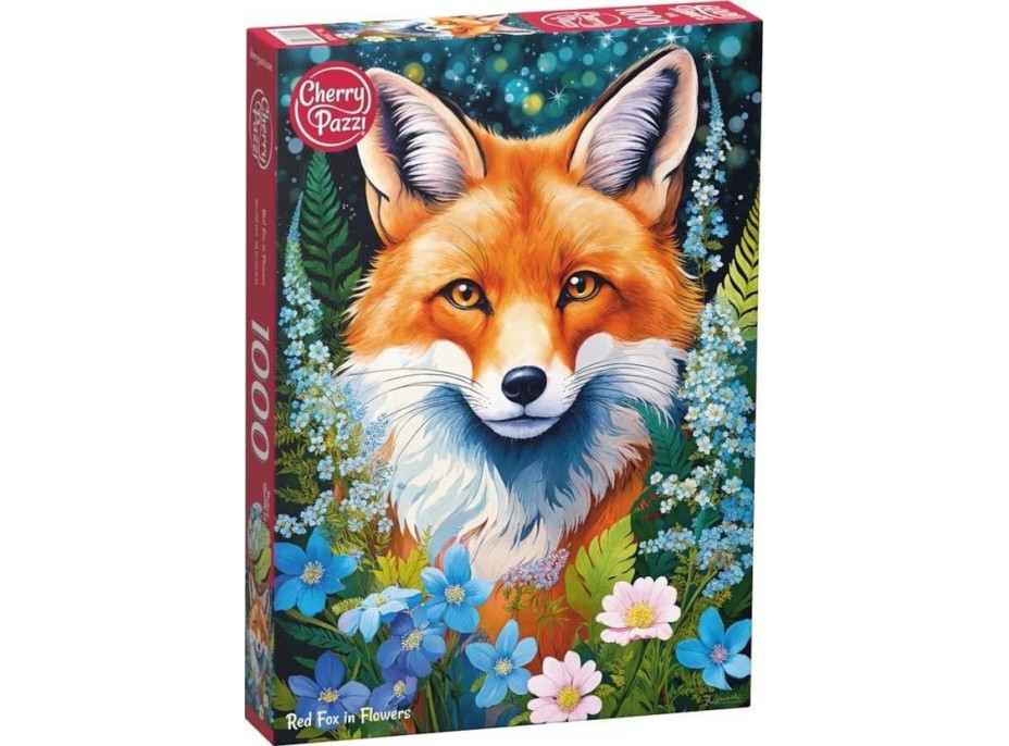 CHERRY PAZZI Puzzle Líška v kvetoch 1000 dielikov