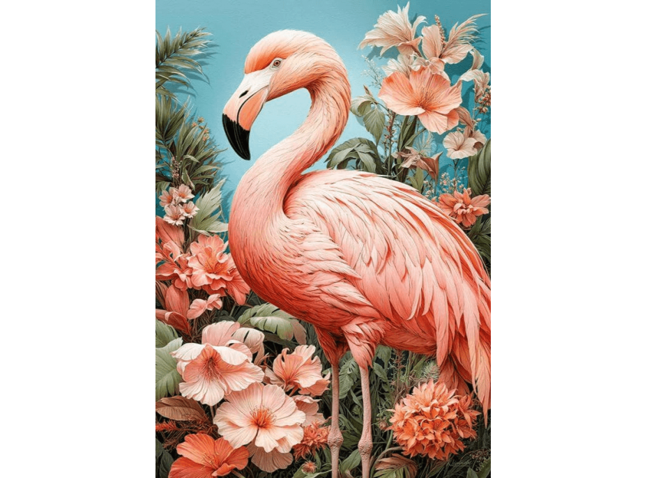 CHERRY PAZZI Puzzle Plameniak 1000 dielikov