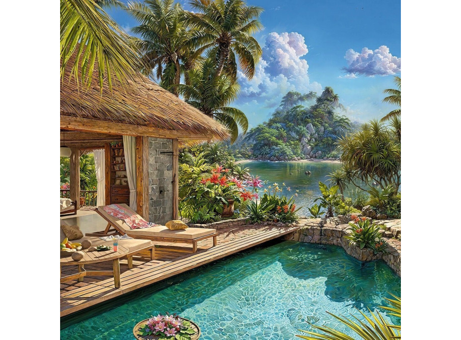 CHERRY PAZZI Puzzle Prázdniny v trópoch 2000 dielikov