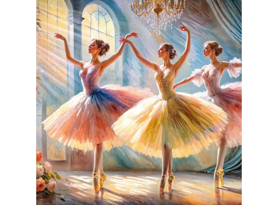 CHERRY PAZZI Puzzle Tri baletky 1000 dielikov
