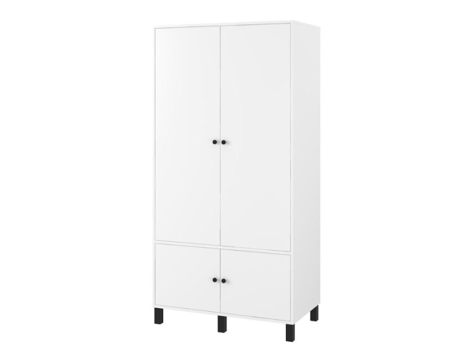 Šatníková skriňa ELEGANT - biela