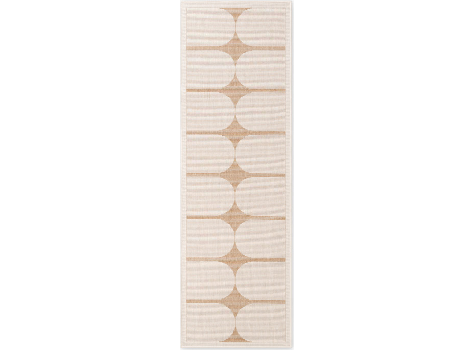 Behúň Duet Bowen Beige/White - na von aj na doma