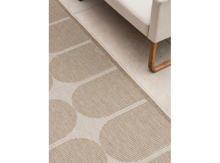 Behúň Duet Bowen Beige/White - na von aj na doma