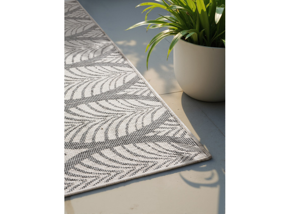 Kusový koberec Duet Liora White/Gray - na von aj na doma