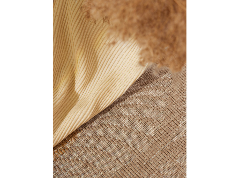 Kusový koberec Duet Liora Beige/White - na von aj na doma