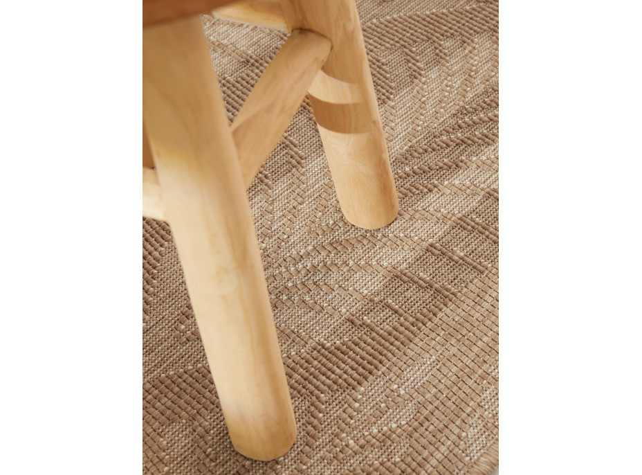 Kusový koberec Duet Liora Beige/White - na von aj na doma