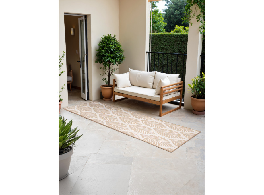Behúň Duet Liora Beige/White - na von aj na doma