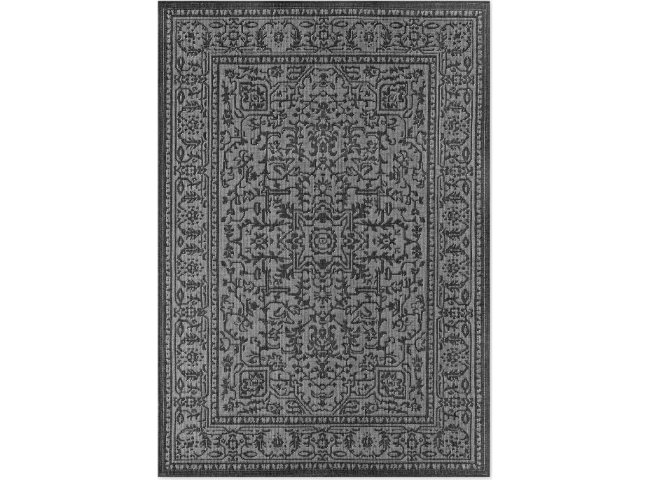Kusový koberec Duet Kona Black/White - na von aj na doma