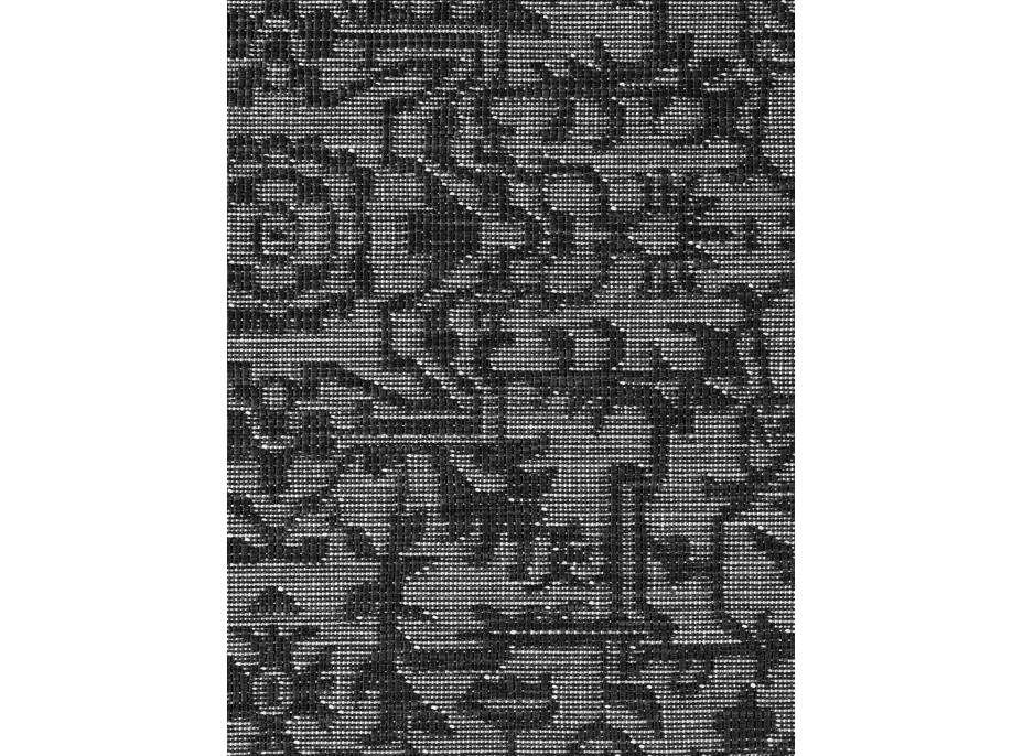 Kusový koberec Duet Kona Black/White - na von aj na doma