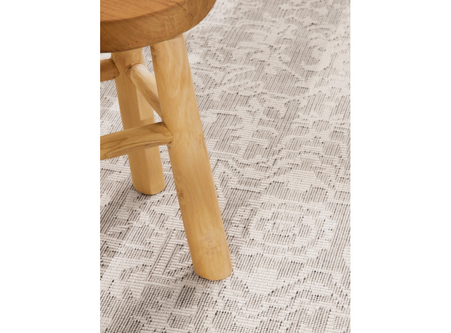 Kusový koberec Duet Kona White/Gray - na von aj na doma