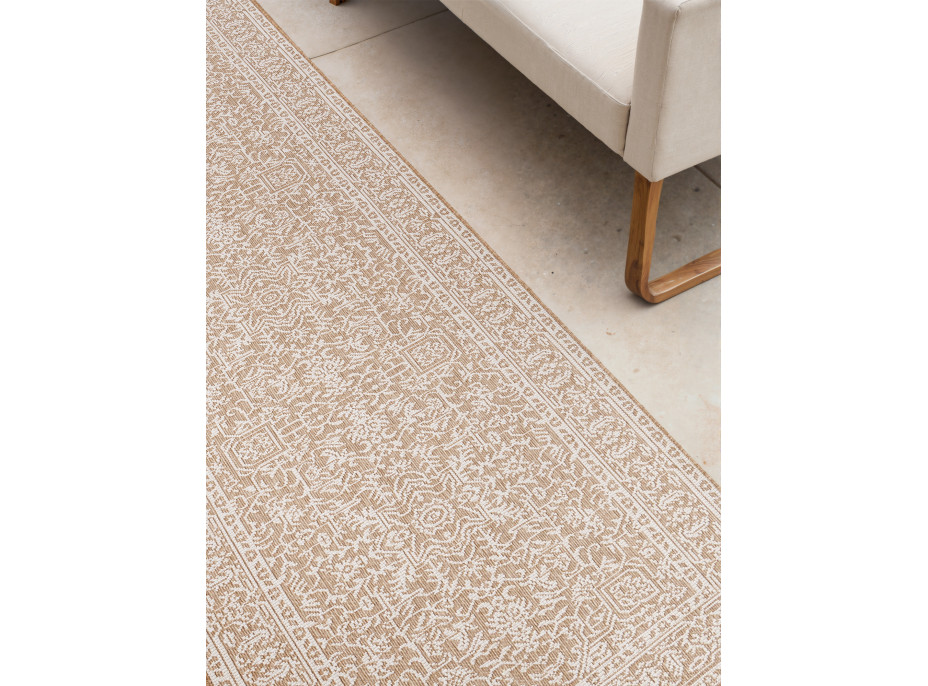 Behúň Duet Kona Beige/White - na von aj na doma