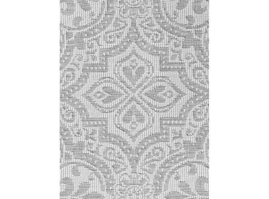 Kusový koberec Duet Rosel White/Gray - na von aj na doma