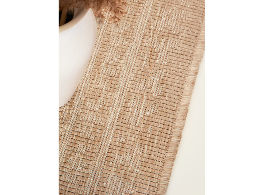 Kusový koberec Duet Rosel Beige/White - na von aj na doma